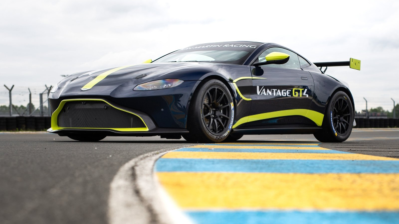Illustration for article titled Nobody Is Going To Arrest Me For Driving An Aston Martin Vantage GT4 On The Street, Right?